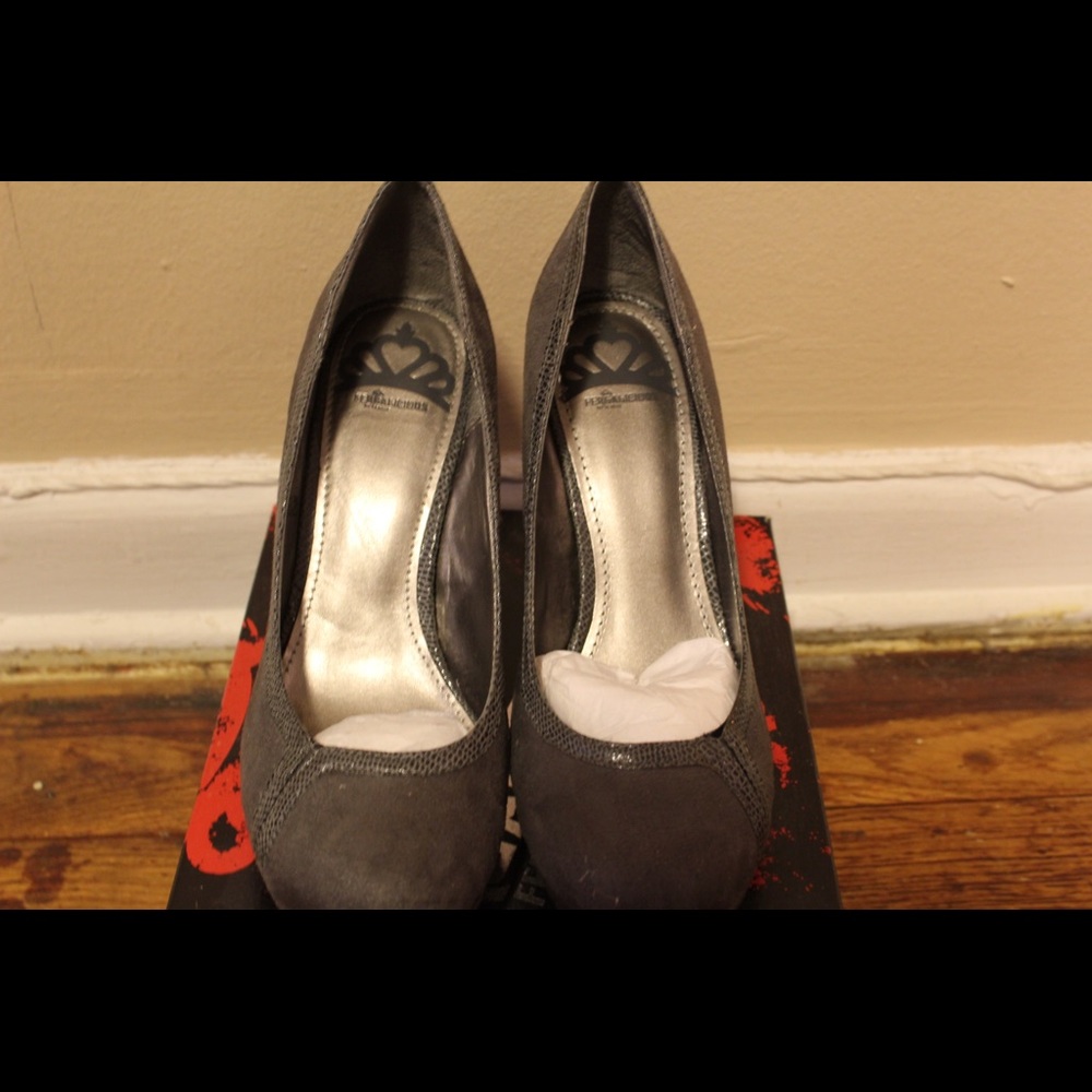 Grey High Heels